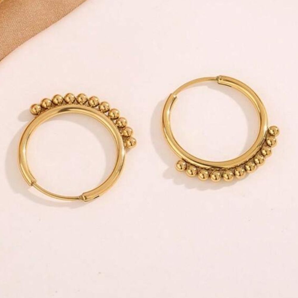 Bohemian hoop earrings N568
